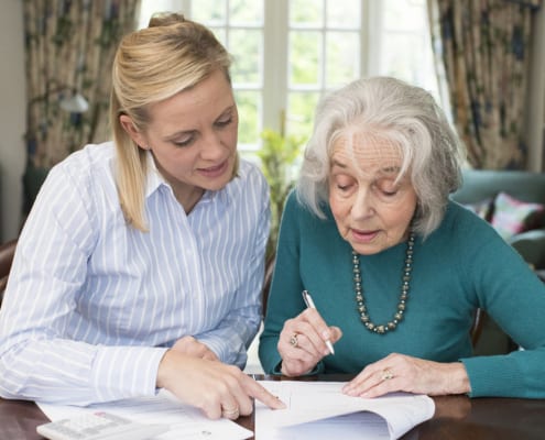 A woman consults with a power of attorney lawyer in San Jose