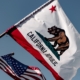 California Flag waving next to American flag, durable power of attorney