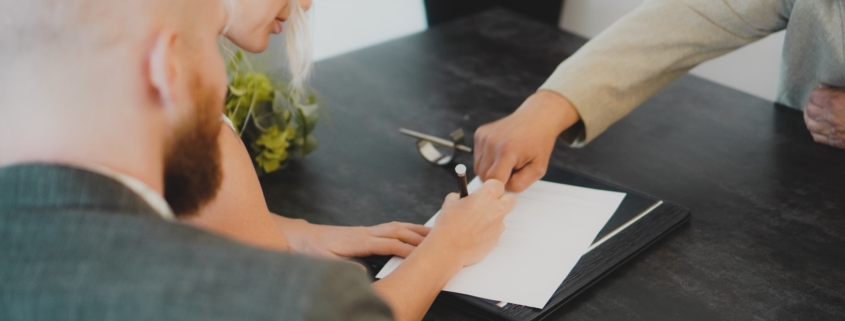 Signing a postnuptial agreement